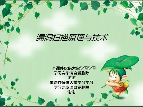 漏洞扫描原理与技术