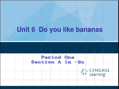 人教版七年级上Unit6_Do_you_like_bananas)课件