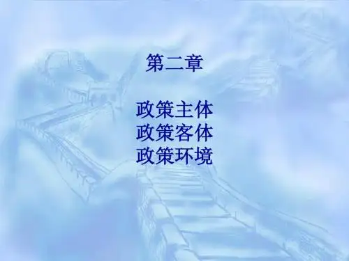 公共政策课件第二章