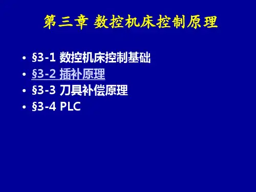 数控机床及编程：第二节 插补原理