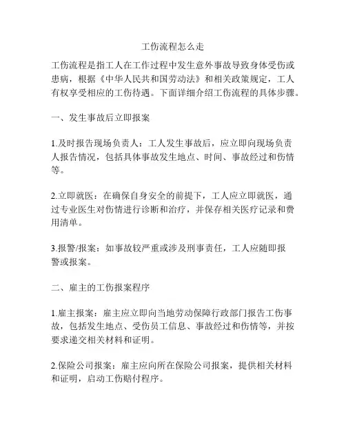 工伤流程怎么走