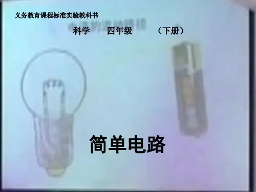 小学科学(苏教版)《简单电路》课件详解1