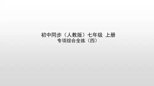 人教部编版语文七年级上册专项综合全练—古诗文阅读(共28张PPT)