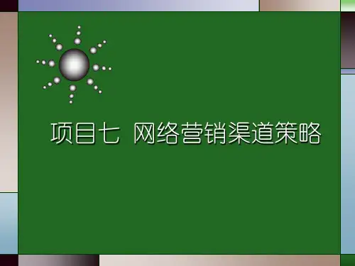 网络营销渠道策略PPT