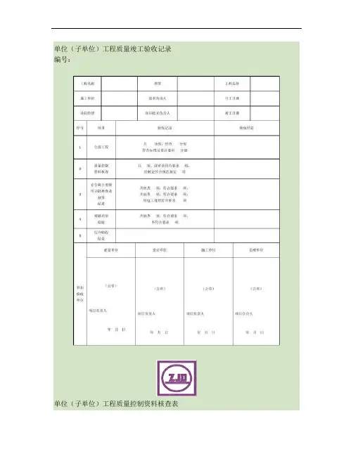 市政给排水管道工程检验批质量验收记录表1汇总