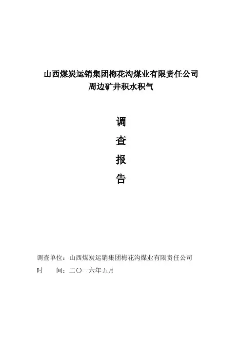 积水、积气调查报告