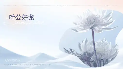 成语故事《叶公好龙》