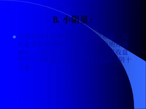 股票的小阴线走势图41页PPT