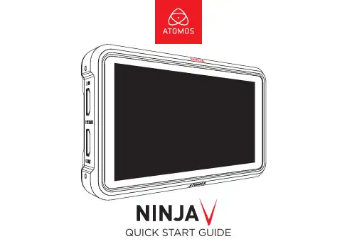 Atomos Ninja V 快速入门指南说明书