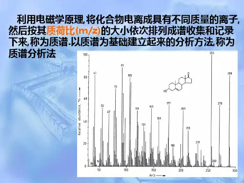 高分辨质谱仪能精确地测量离子质量ppt课件.ppt