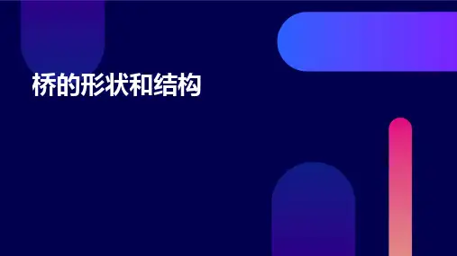 桥的形状和结构
