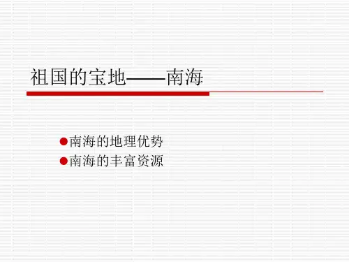 南海资源优势