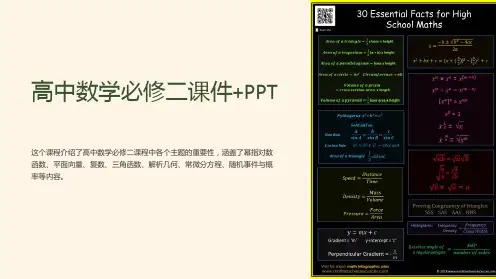 《高中数学必修二课件+PPT》