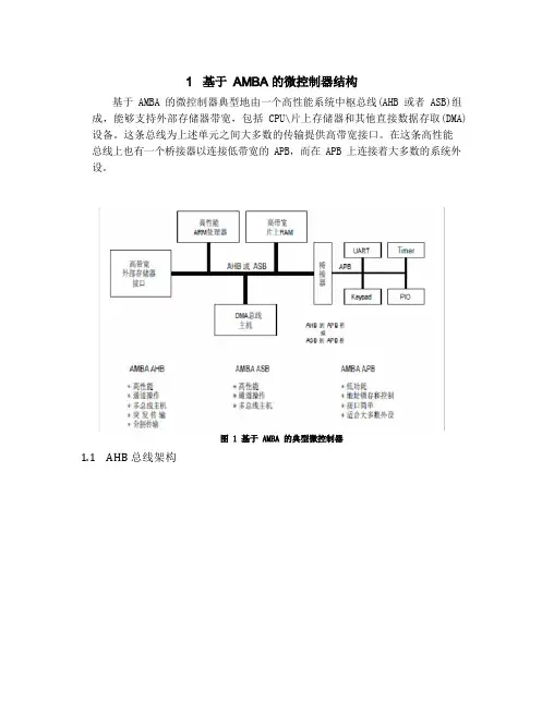 AMBA协议总结