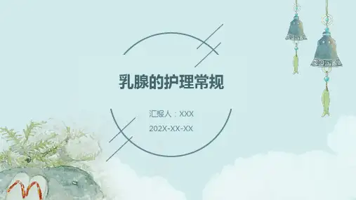 乳腺的护理常规ppt课件