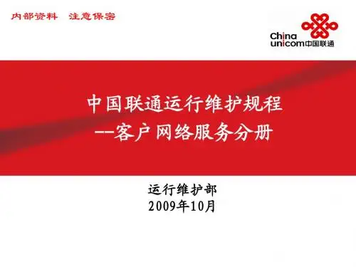12运行维护规程客户网络服务分册