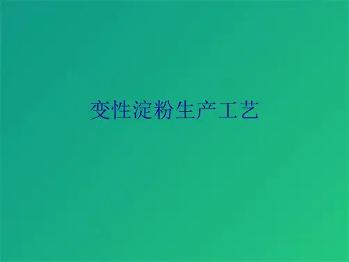 变性淀粉生产工艺(共4张PPT)