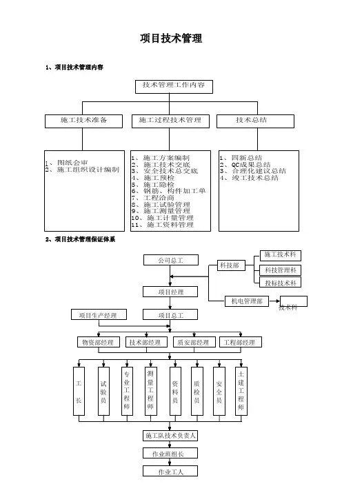 项目技术管理