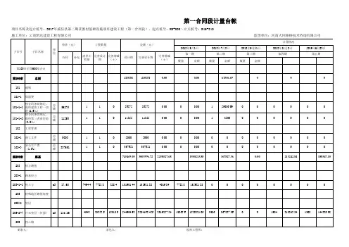 计量台账