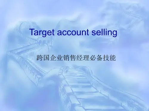跨国企业销售经理必备技能培训教材