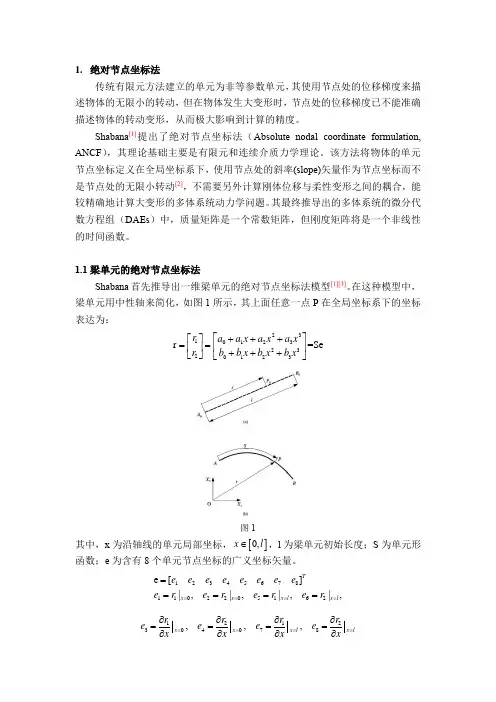 多体系统动力学综述