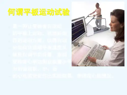 平板运动试验