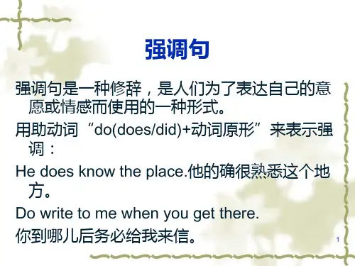 强调句型完整版PPT课件