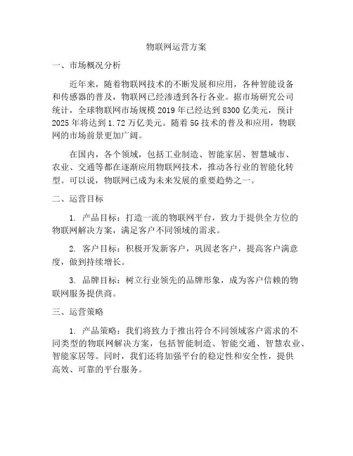 物联网运营方案