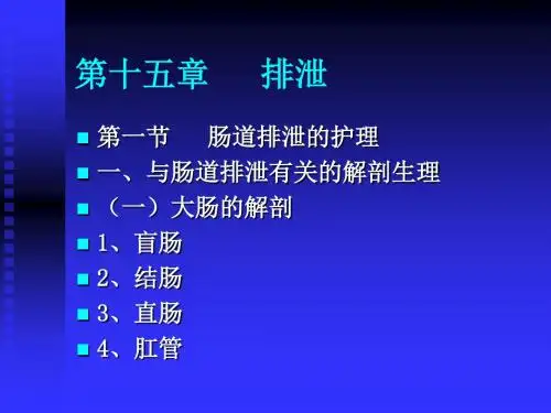 排便的护理