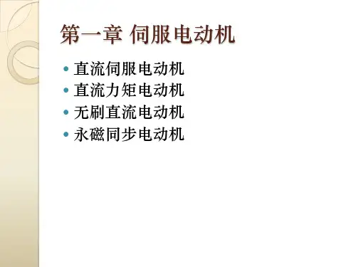 伺服电机_精品文档