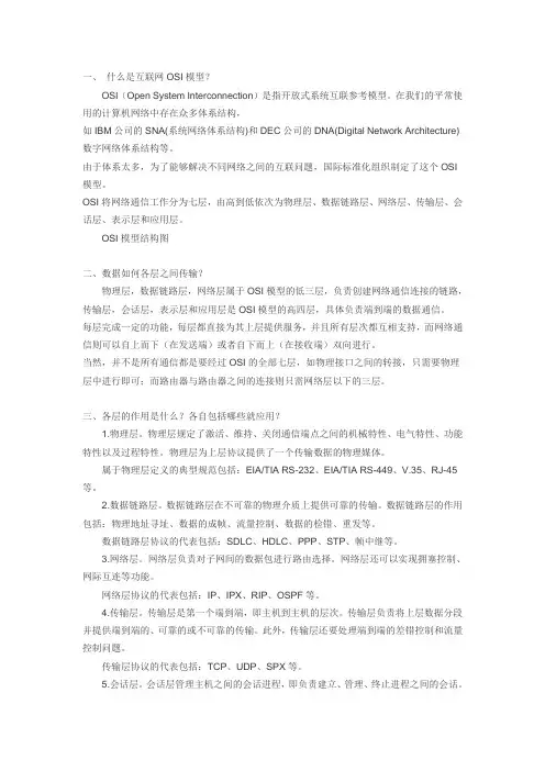 计算机考研复试 计算机网络超全篇 