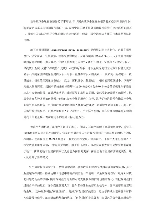 最好的入门级地下金属探测器