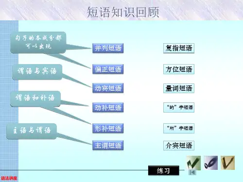语文句子成分知识讲解