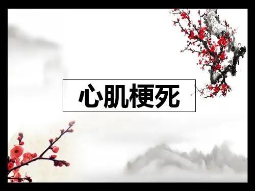 冠心病心肌梗死 ppt课件