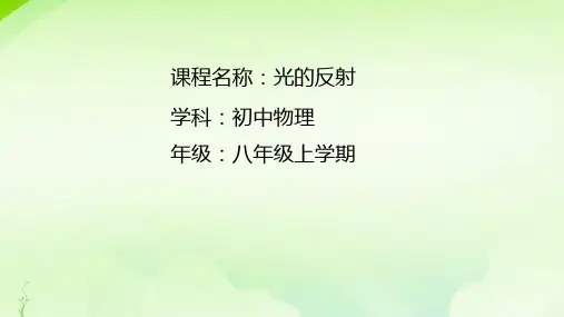 光的反射ppt课件