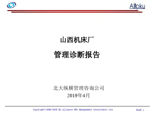 诊断报告-人力资源问题111页PPT
