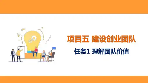 创新创业教育与实践 项目五 建设创业团队