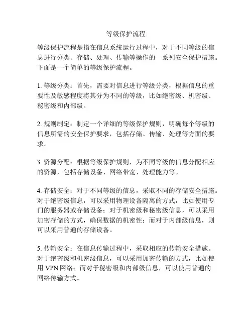 等级保护流程