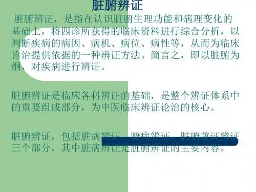 脏腑辨证
