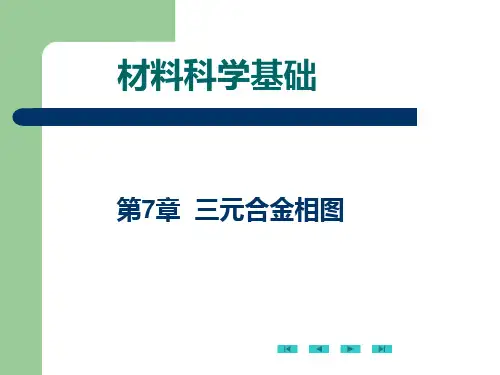 第7章 三元合金相图