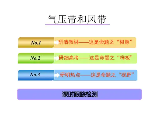 高考地理一轮复习——气压带和风带(共65张PPT)