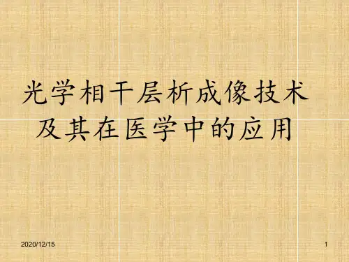光学相干层析成像技术 ppt课件