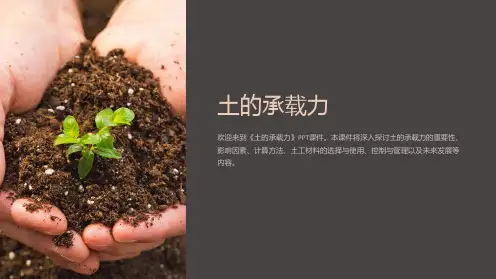 《土的承载力》课件
