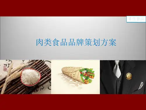 肉类食品品牌策划方案ppt课件