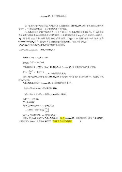 参比电极