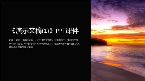 《演示文稿(1)》课件