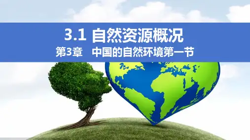 自然资源概况ppt课件