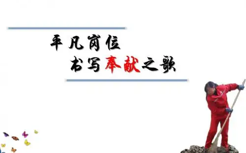 平凡岗位书写奉献之歌