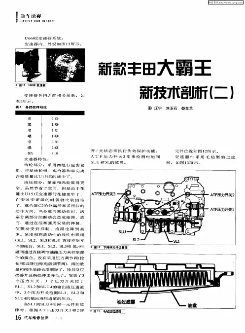 新款丰田大霸王新技术剖析(二)
