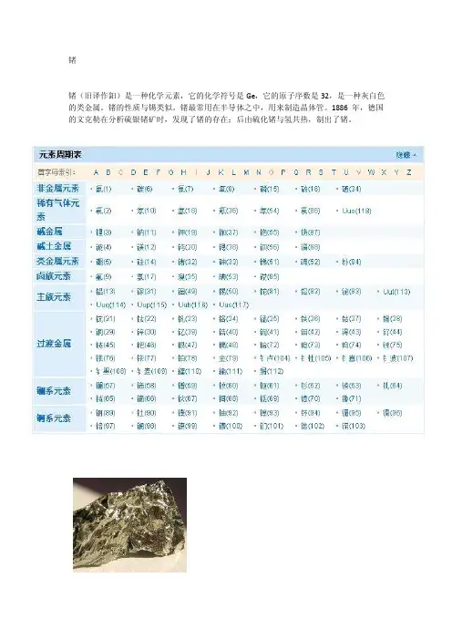 锗——精选推荐